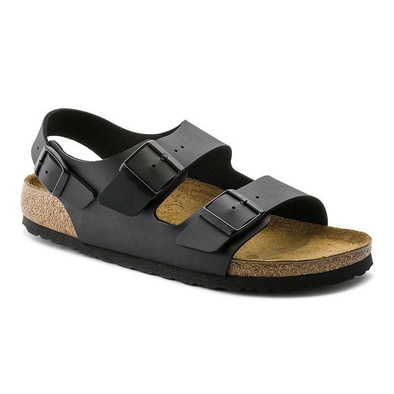 Men's And Women's Retro Easy Matching Platform Flat Sandals