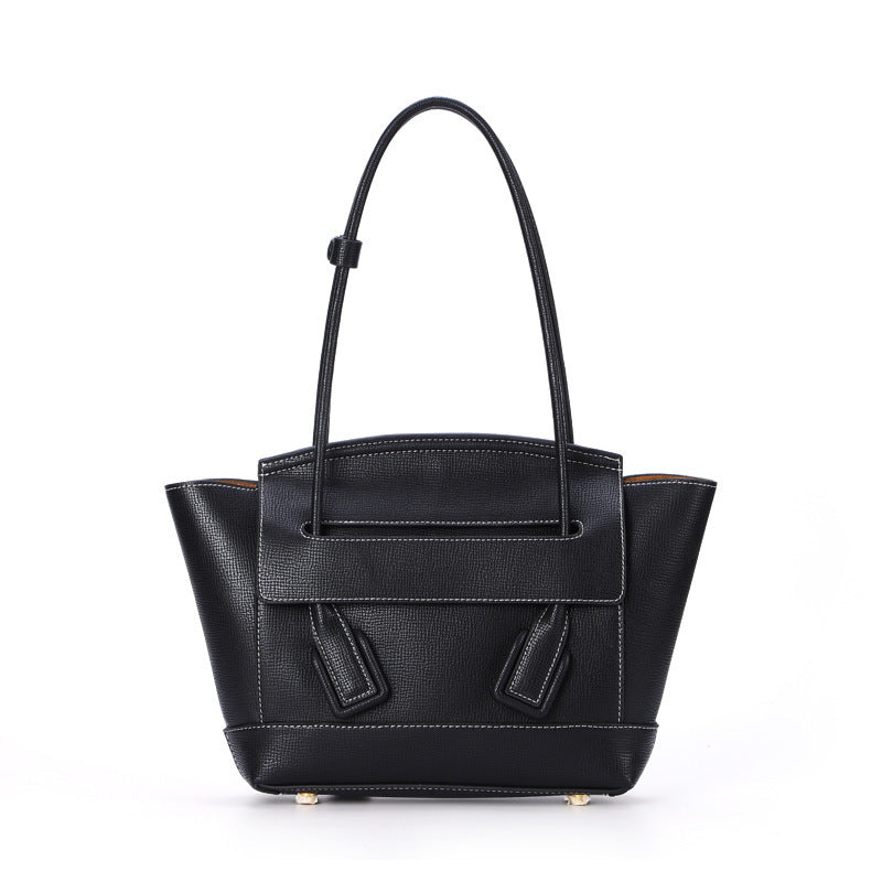 Genuine Leather Women's Bag Special-interest Design Underarm