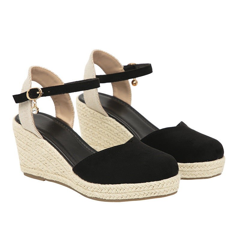 Women's Wedge Casual Roman High Heel Sandals