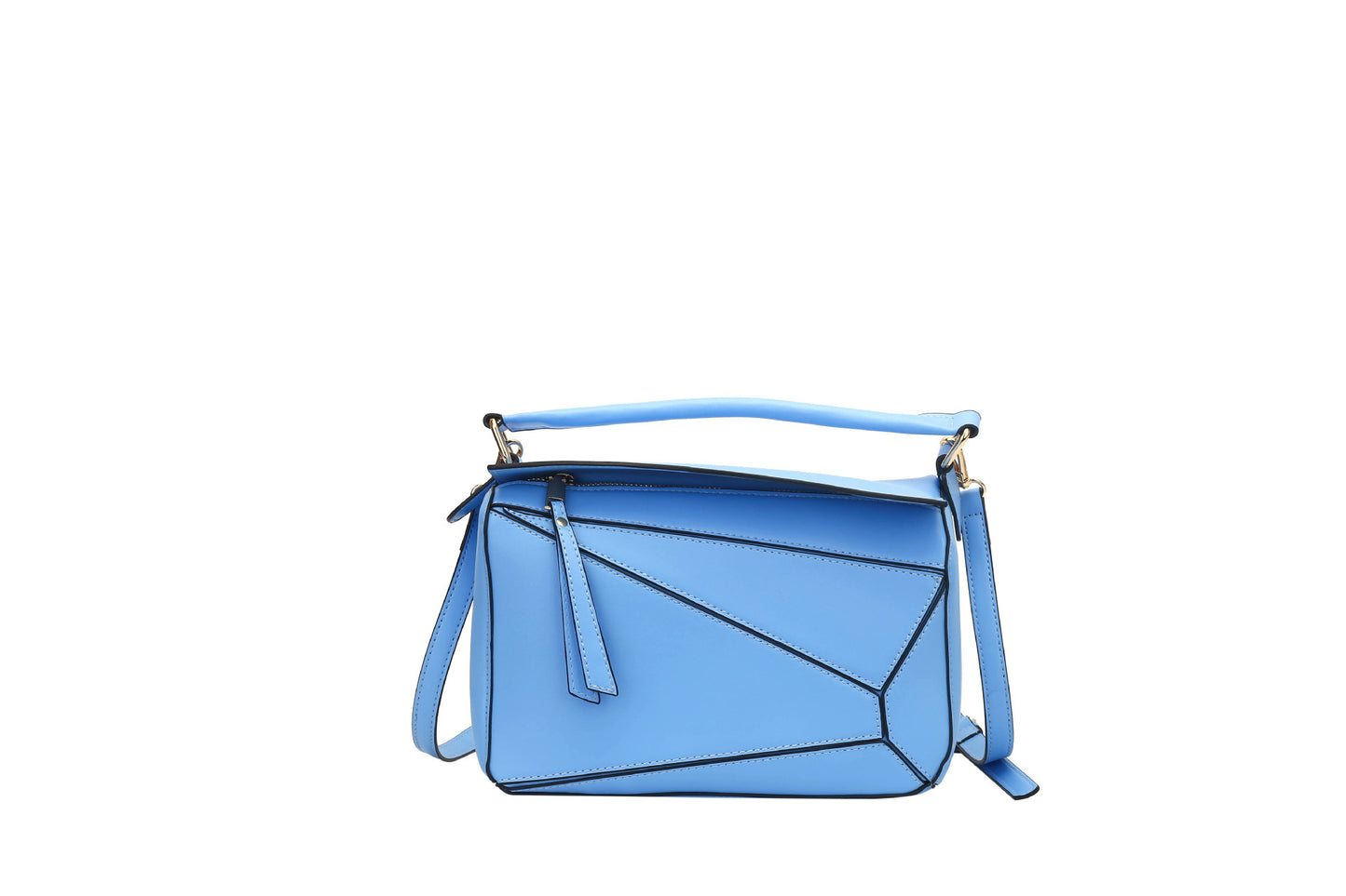 Women's Fashion Color Contrast Shoulder Handbag