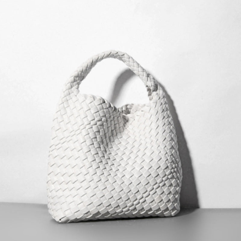 Hand-woven Bucket Soft Leather High-end Women's Bag