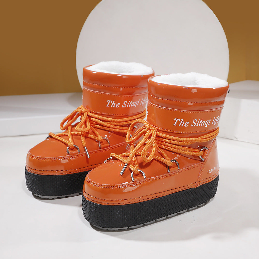 Parent-child Platform Space Boots Moon Boots Sleeve