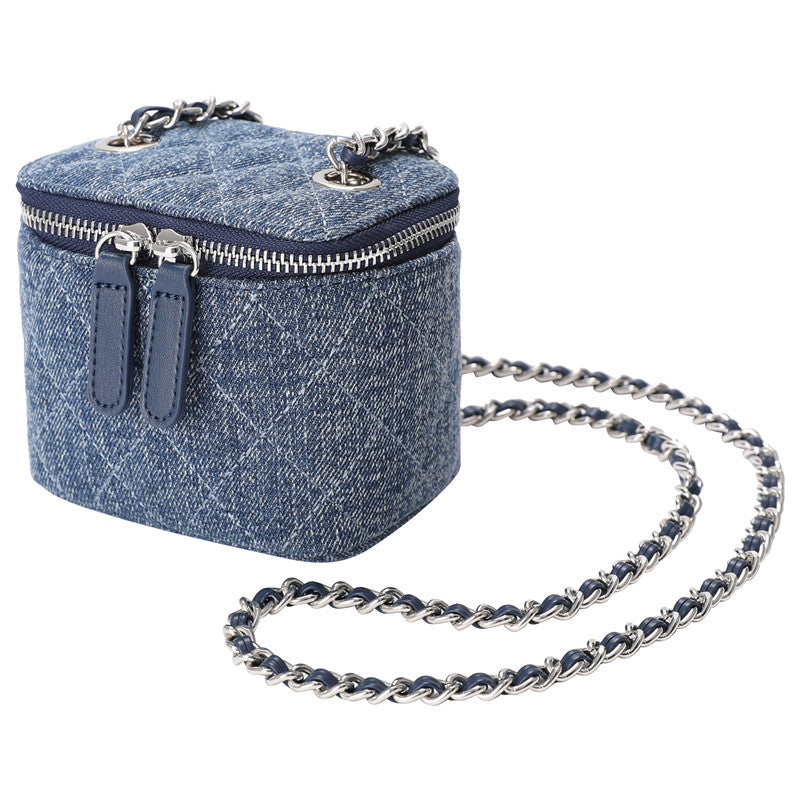 Bolso vaquero con cadena rombal para chica