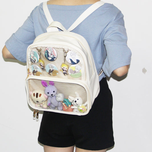 Transparent Ladies Girly Lolita Backpack