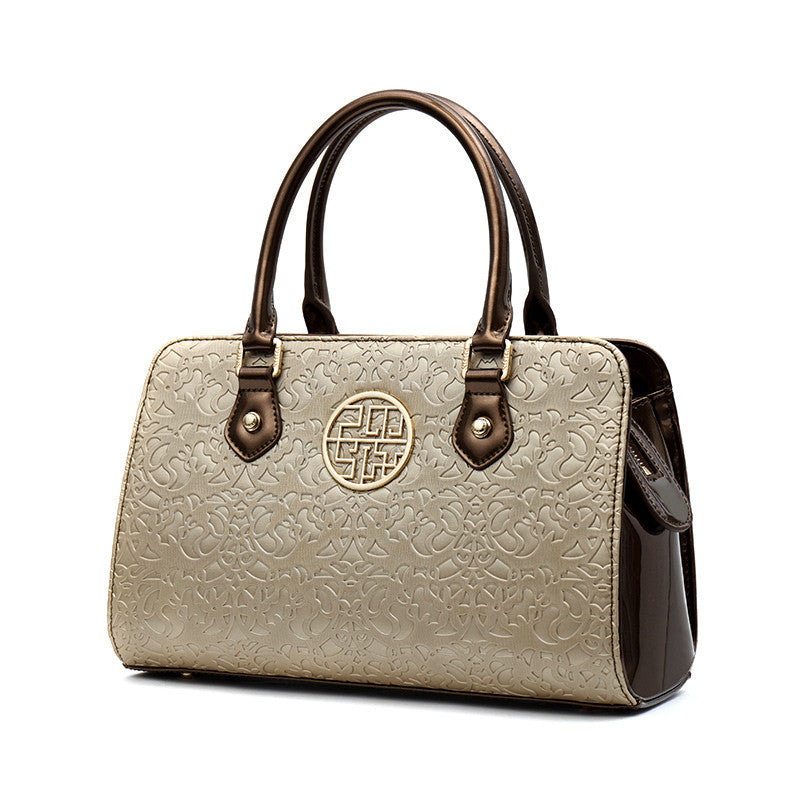 High-end Practical Middle-aged Lady Shoulder Bag