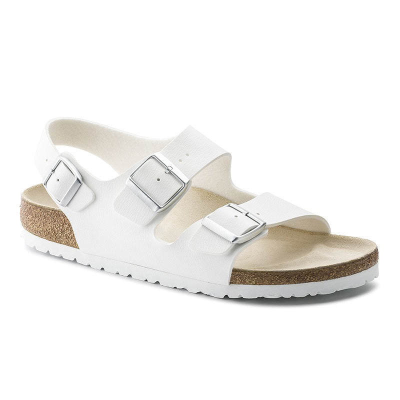 Men's And Women's Retro Easy Matching Platform Flat Sandals