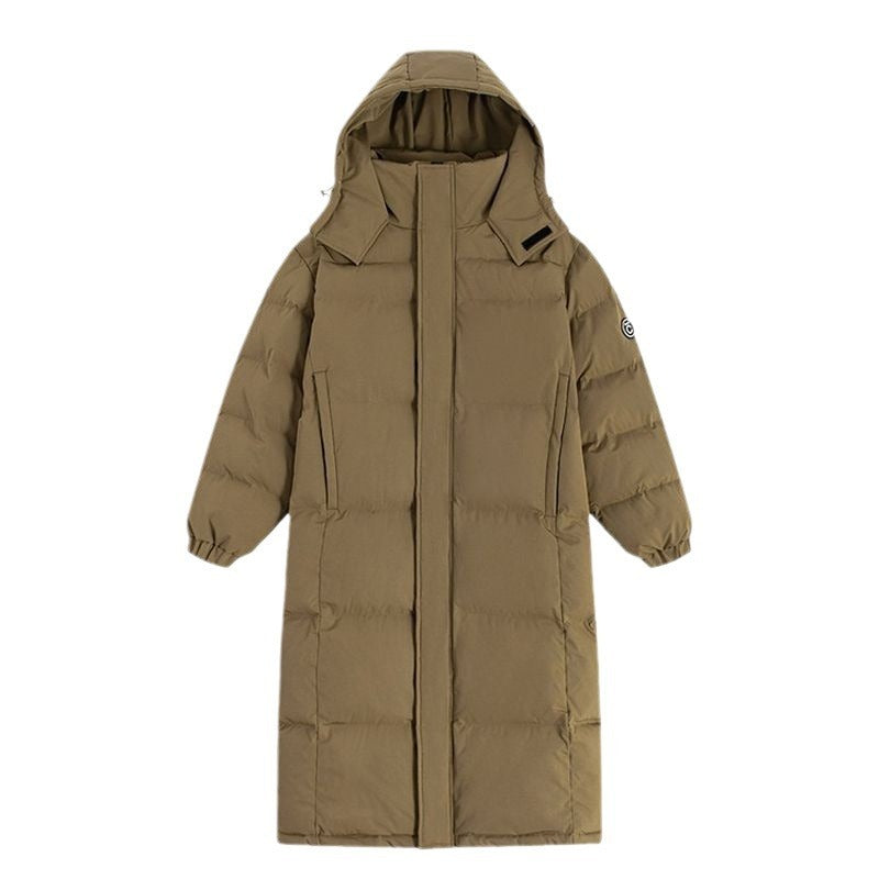 Long Over-the-knee Cotton-padded Coat