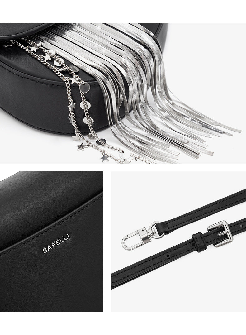 Unique Design Tassel Bag Personality Fashion Crossbody