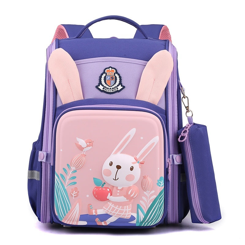 Mochila ligera con estampado de dibujos animados en 3D para niños