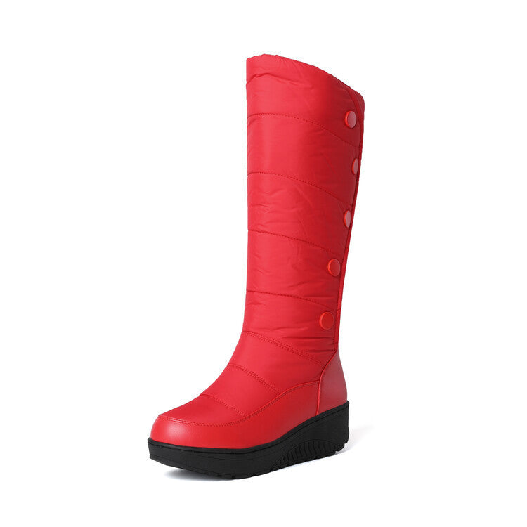 Plus Size Knee-length Down Snow Boots