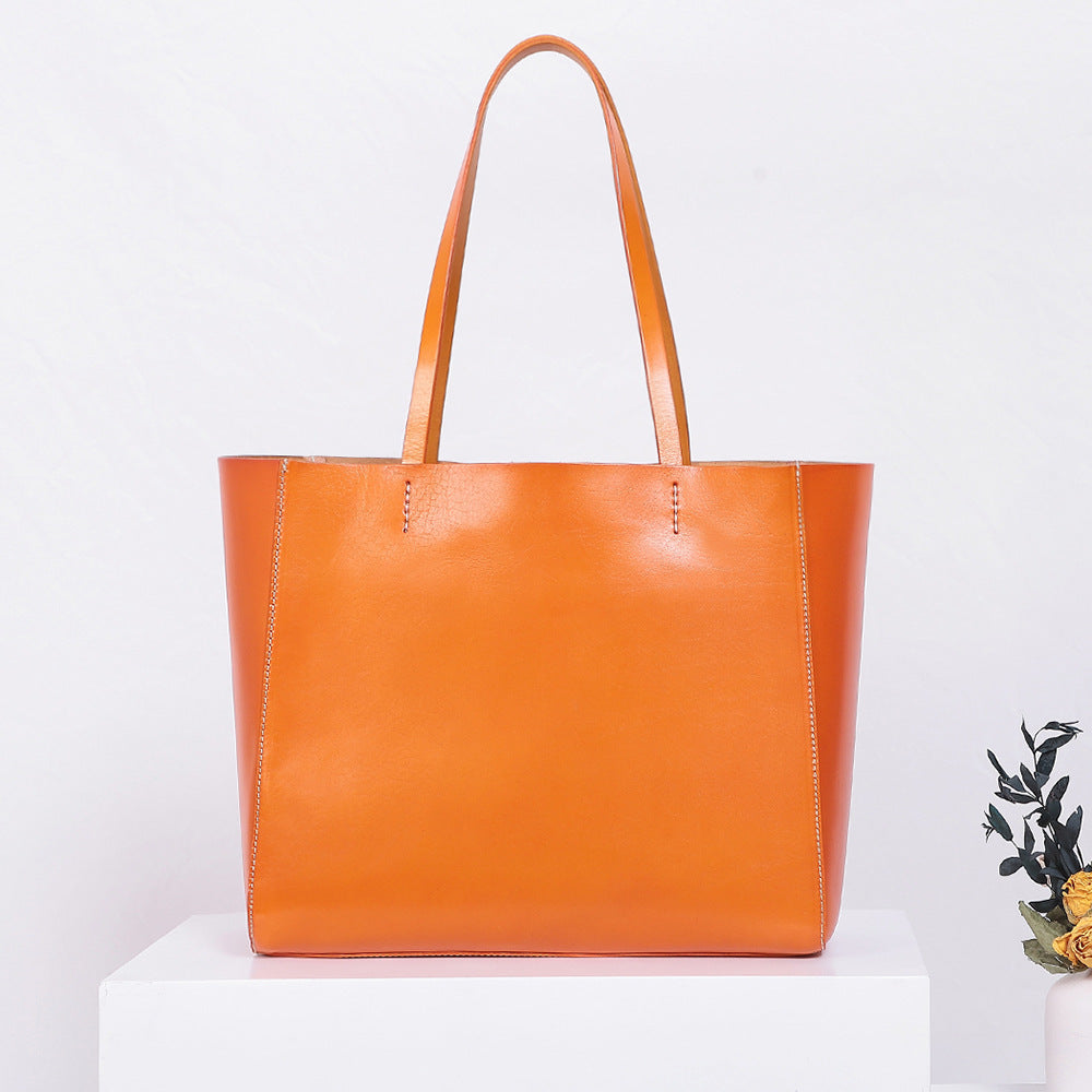 Bolso de hombro de gran capacidad estilo retro de moda para mujer