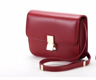 Bolso bandolera de piel estilo retro para mujer