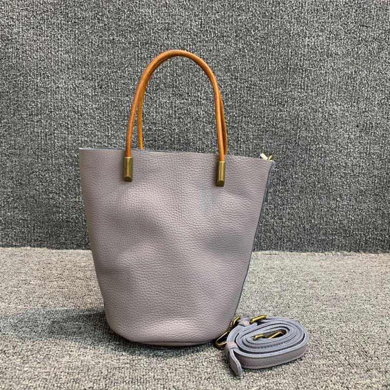 Bolso de mano de piel de primera capa para mujer