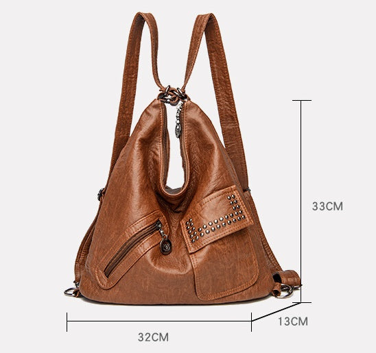 Women's Fashion Retro Shoulder Bag Simple Casual Multi-functional