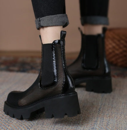 Mesh Breathable Hollow Fashion Boots