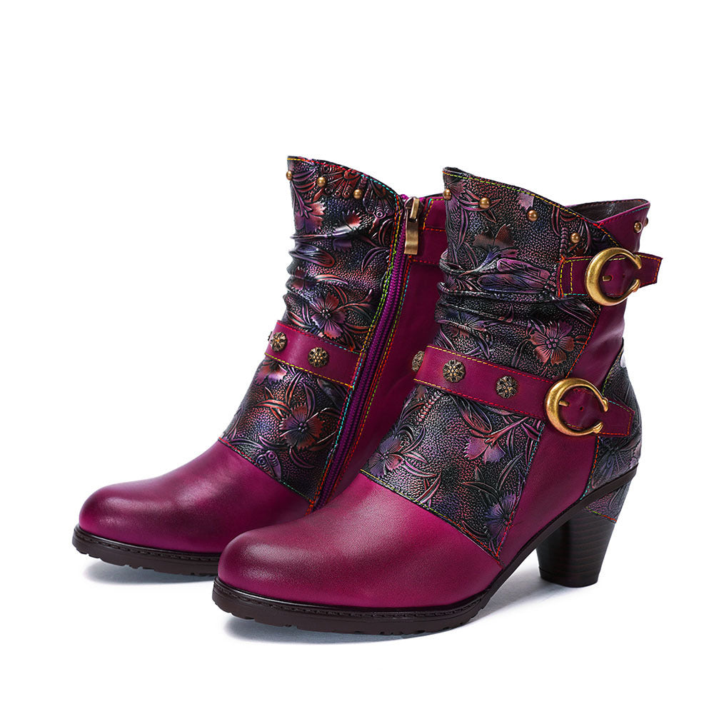 Botas de mujer retro Zapatos de mujer bohemios