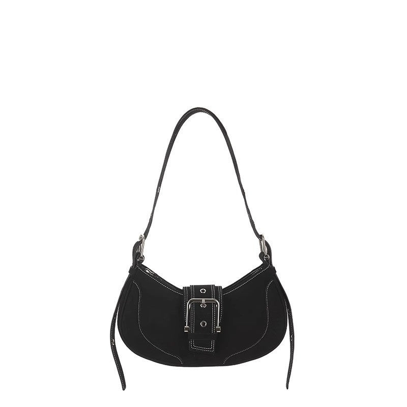 Bolso de hombro retro de piel de vaca nuevo para mujer