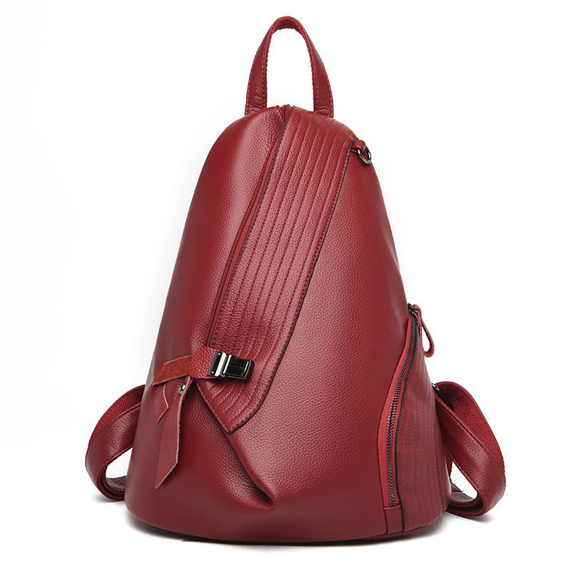 Fashion Soft Leather Women's Backpack