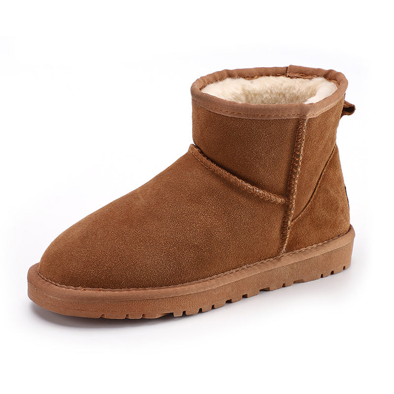 Winter Non-slip Bread Low Top Flat Cotton Shoes