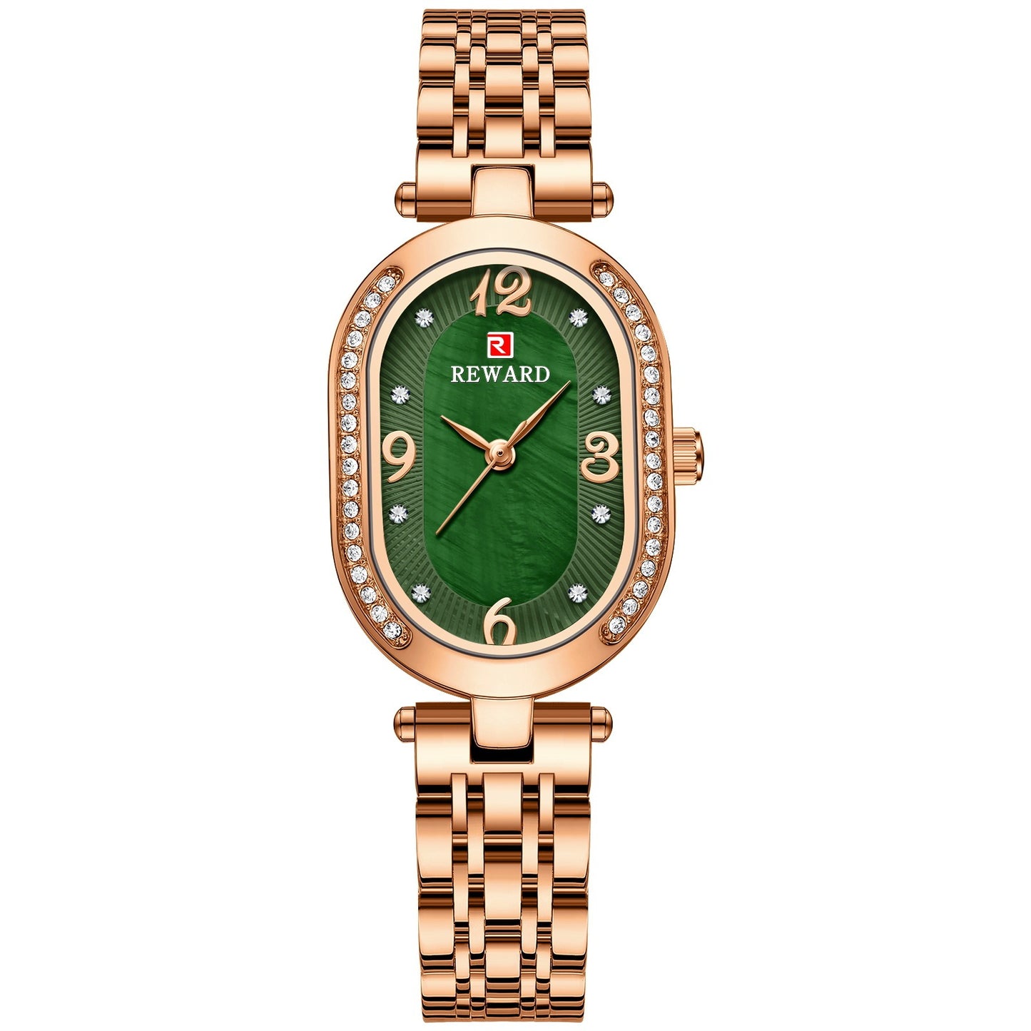 Montre élégante pour femme avec diamants