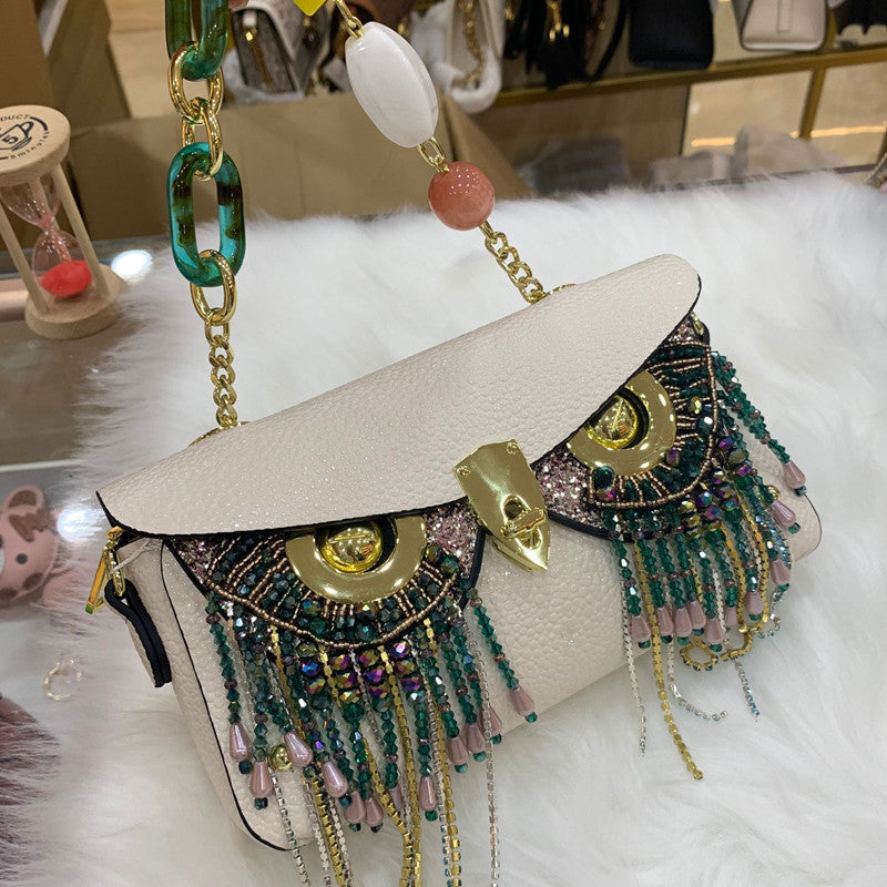 Women's Fashion Owl Underarm Shoulder Bag