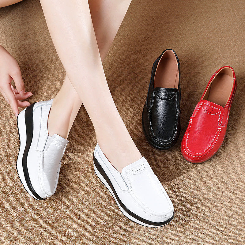 Women's Versatile Casual Thick Sole Sponge Cake Shoes