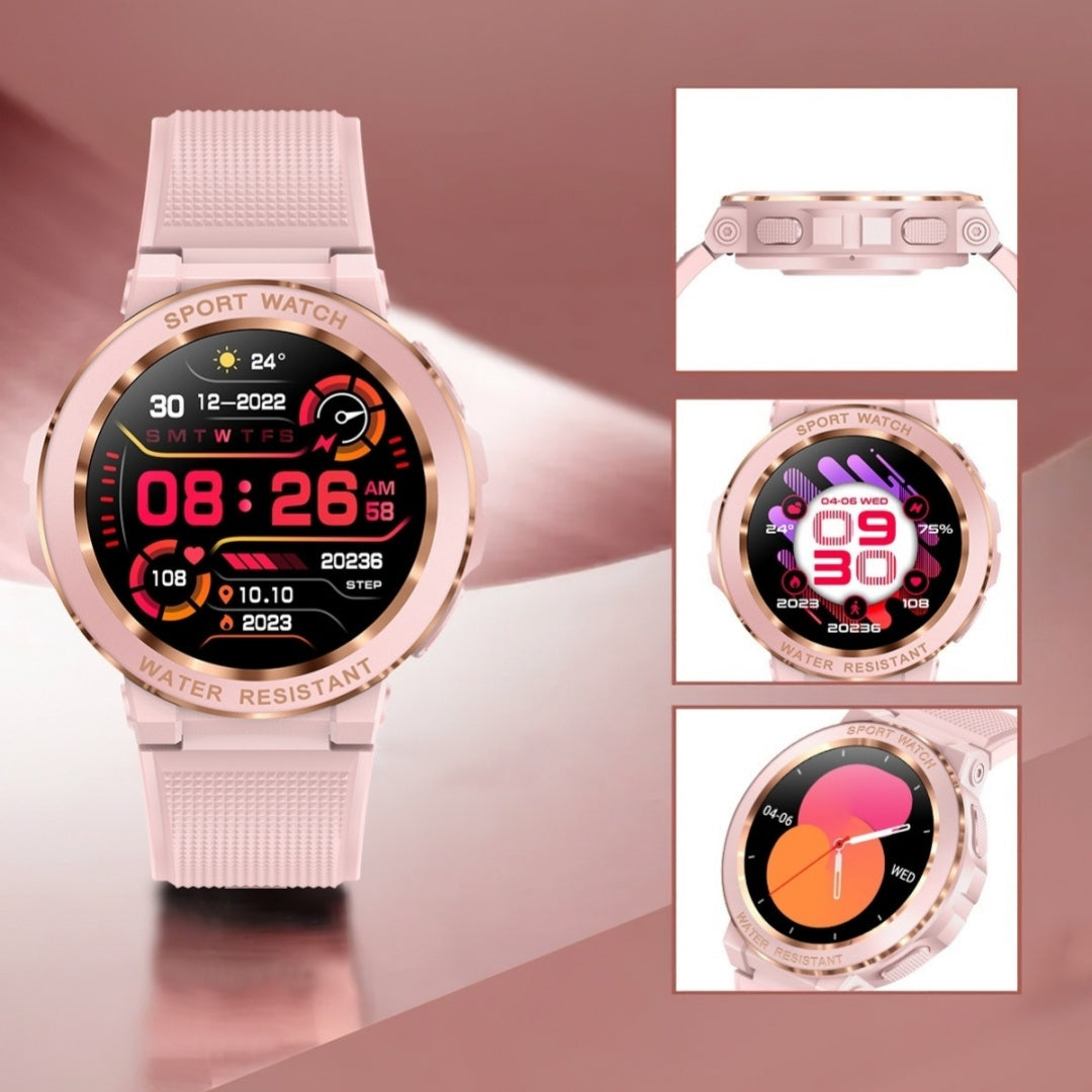 Montre multifonctionnelle intelligente d'appel Bluetooth MK60 pour femme