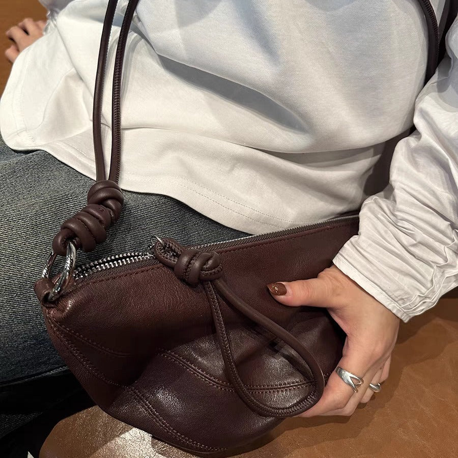 Bolso retro de mujer de gran capacidad y estilo minoritario