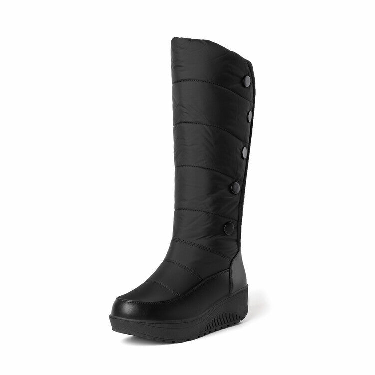 Botas de nieve hasta la rodilla de talla grande