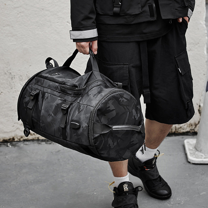 Mochila de viaje de baloncesto y fitness para hombre de gran capacidad