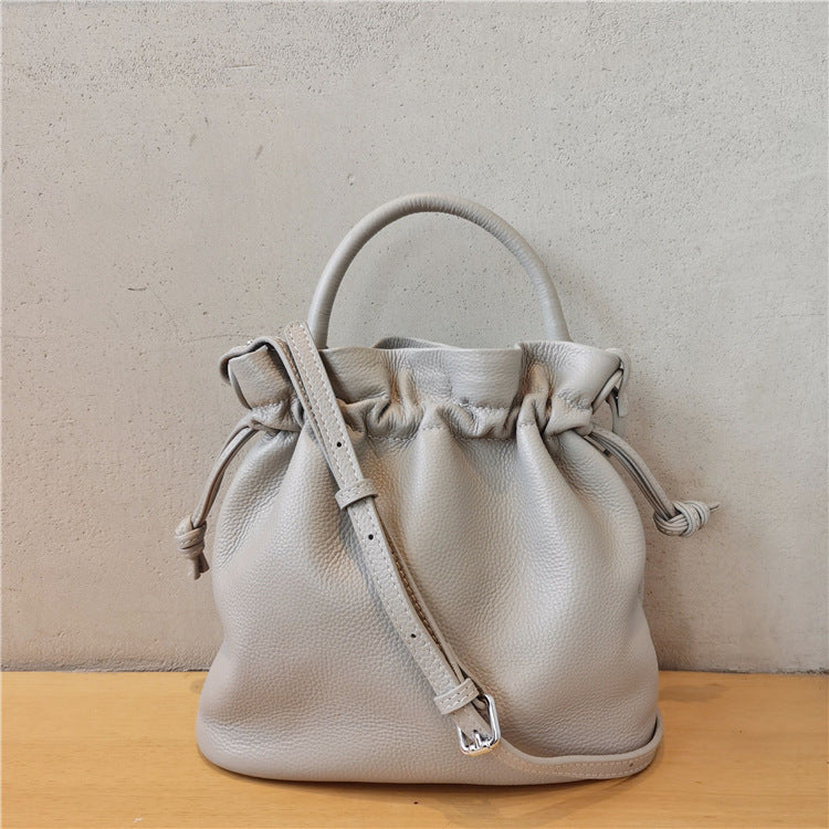 Fashion Leather Bucket Bag New Women