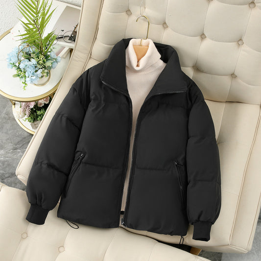 Korean Style Short Padded Down Jacket Women