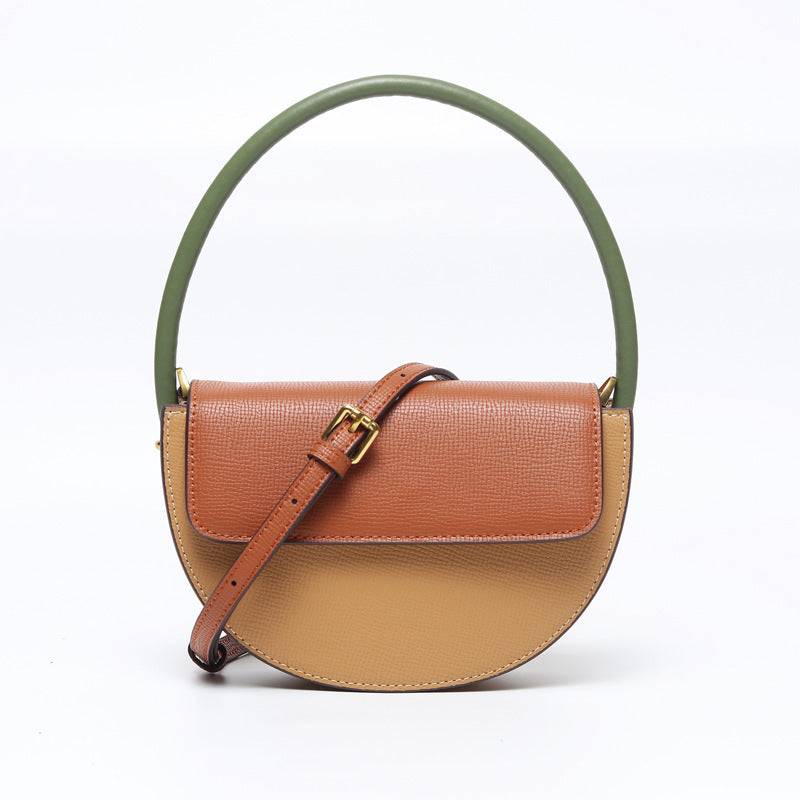 Women's New Niche Design Leather Messenger Bag