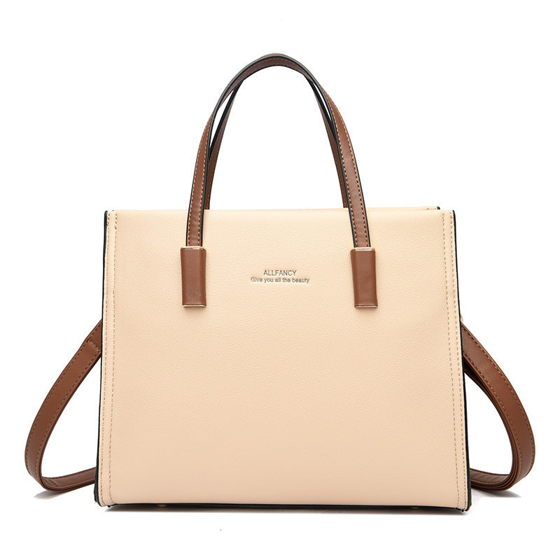 Soft Leather Large Capacity Three-layer Women's Bag