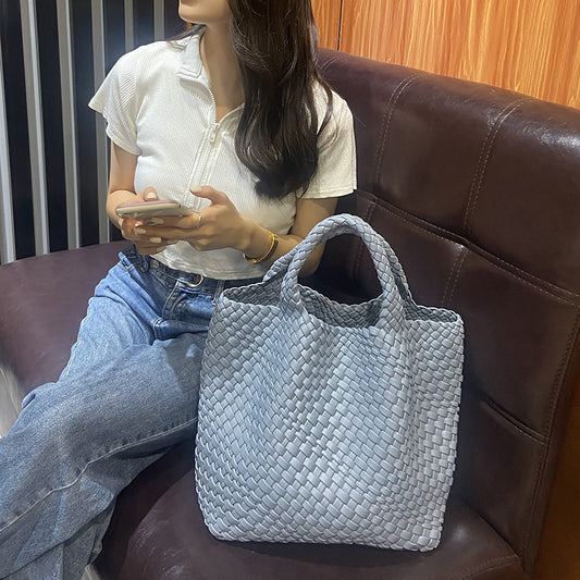 Women's Casual Large Capacity Woven One Shoulder Handbag