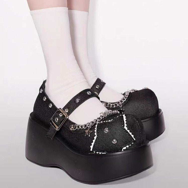 Women's Design Punk Platform Shoes Platform Shoes