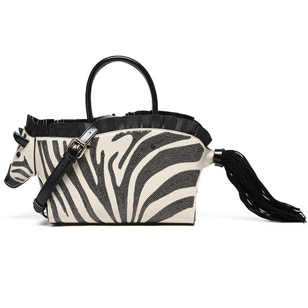 Zebra Personalized Style Shoulder Messenger Bag