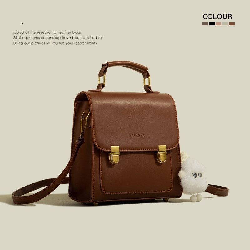 Retro Artistic Portable Shoulder Messenger Bag For Women