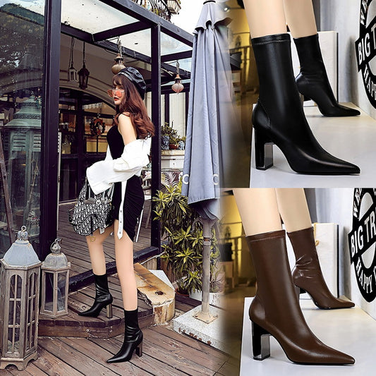 European And American Style Fashion Skinny Boots