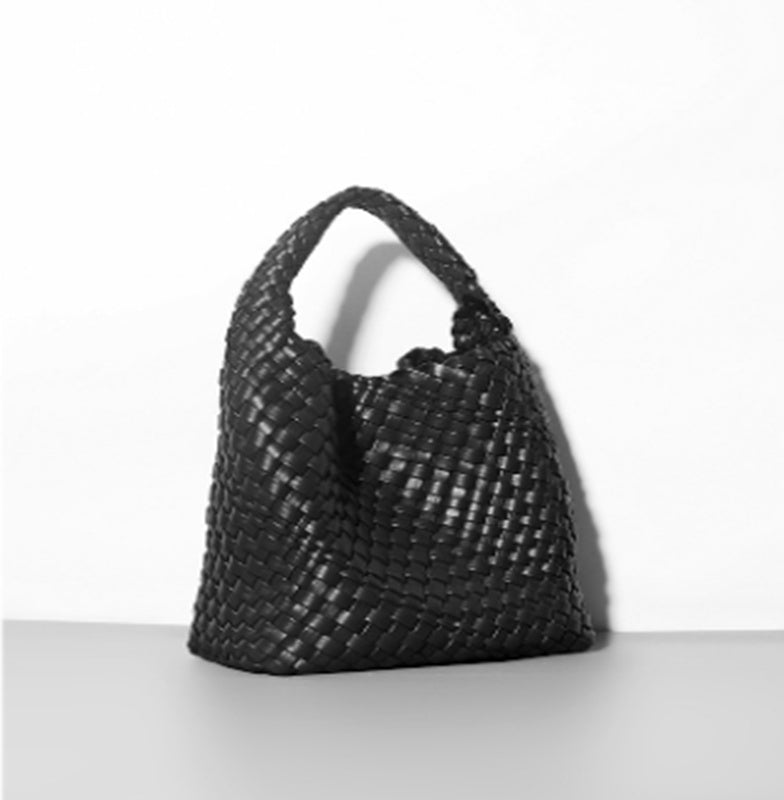 Hand-woven Bucket Soft Leather High-end Women's Bag