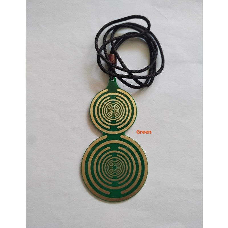 Pendentif en forme de gourde à oscillation multi-ondes à double face et à énergie MWO polarisée