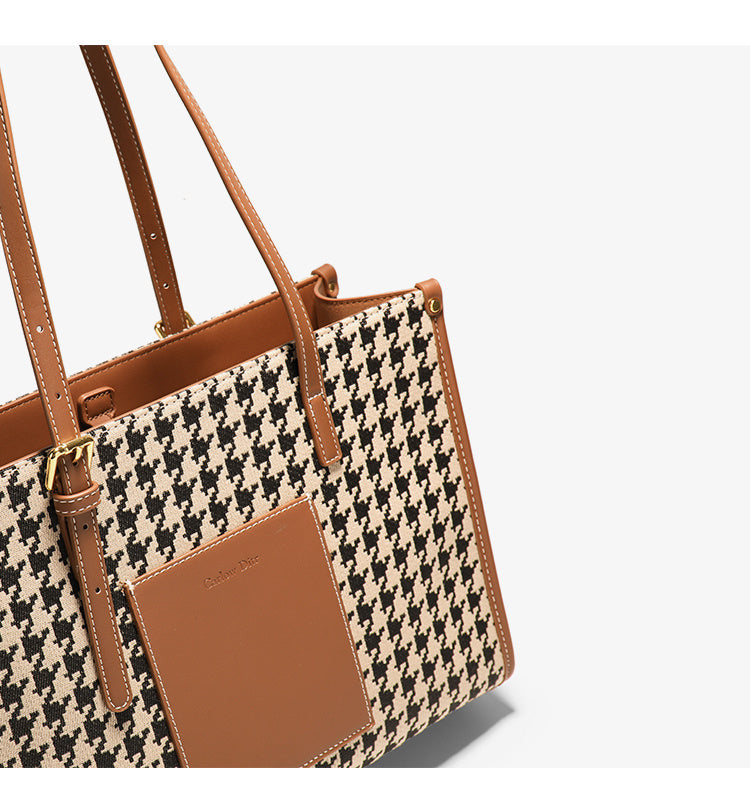 Niche Design Houndstooth Shoulder Bag