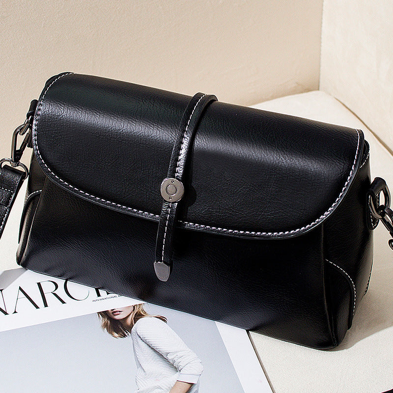 Women's Fashion New Leather Messenger Bag