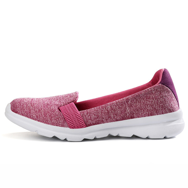 Soft Mesh Shoes Breathable Slip On Lazy Shoes Loafers Women