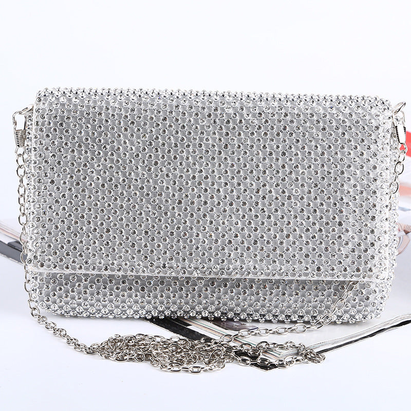 Evening Bag With Diamonds Pure Handmade Quality