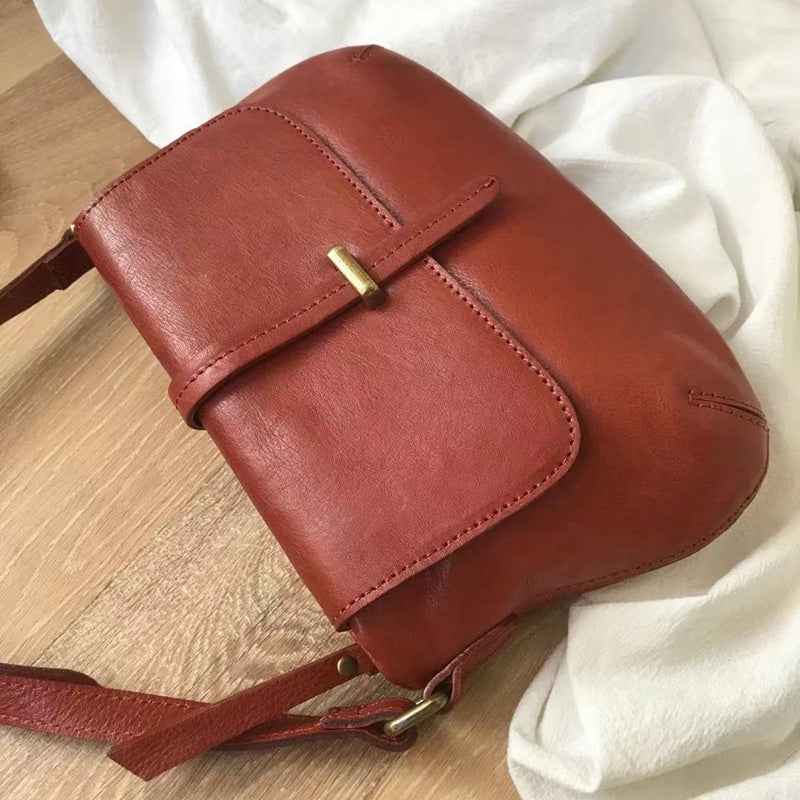 Original Casual All-match Saddle Leather Women's Bag