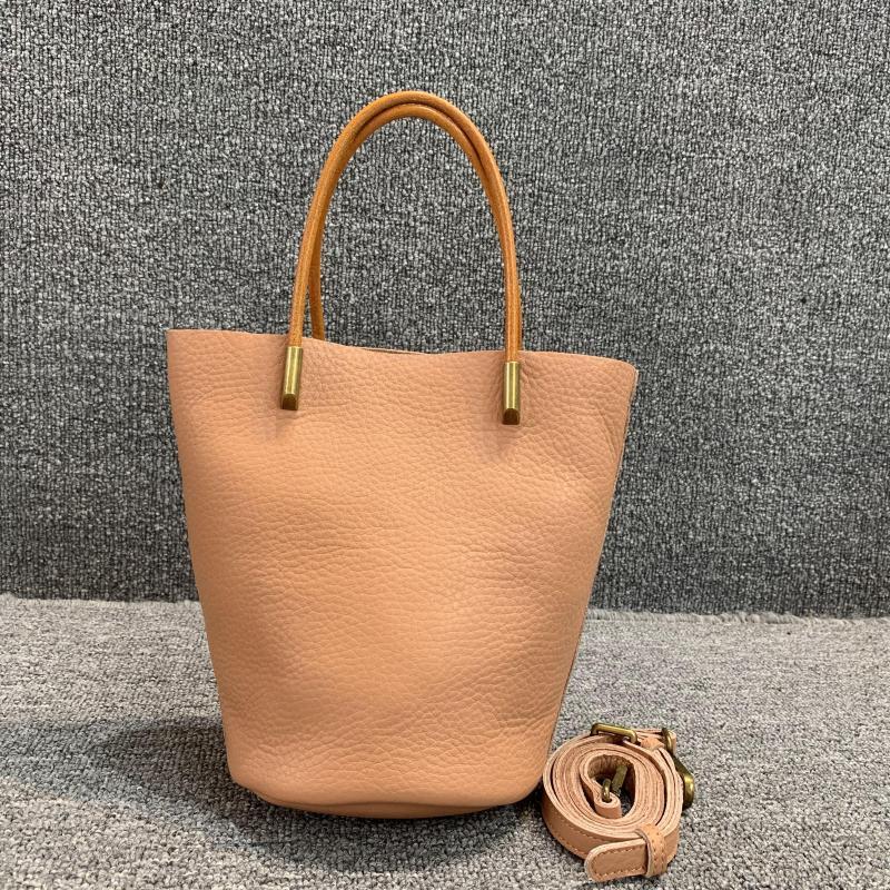 Bolso de mano de piel de primera capa para mujer