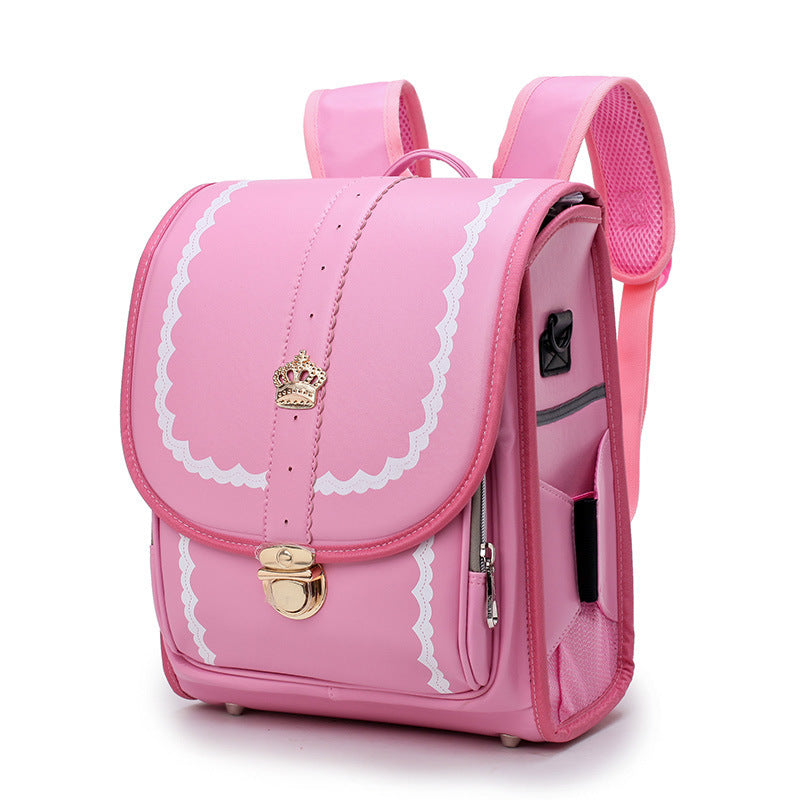 Primary School Student Schoolbag Boys And Girls Backpack Waterproof Schoolbag