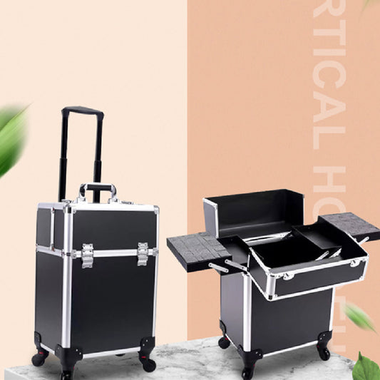 Large-capacity Make-up And Make-up Artist Trolley Storage Toolbox