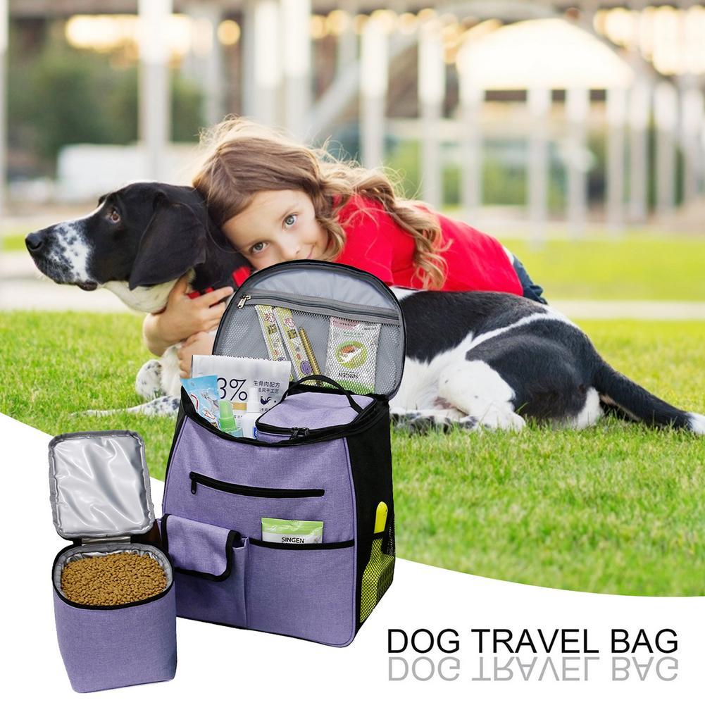 Bolsa de almacenamiento multifuncional para viajes al aire libre con mascotas